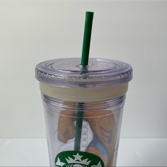 Starbucks Tumbler Marvel Benjamin Jacob "Ben" Grimm The Thing Venti Size - Picture 4 of 6